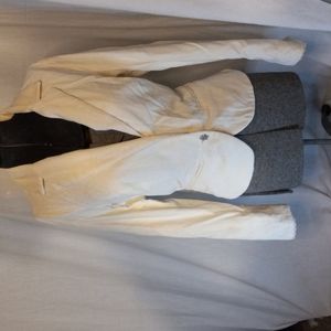 Old navy women's off white velvet blazer